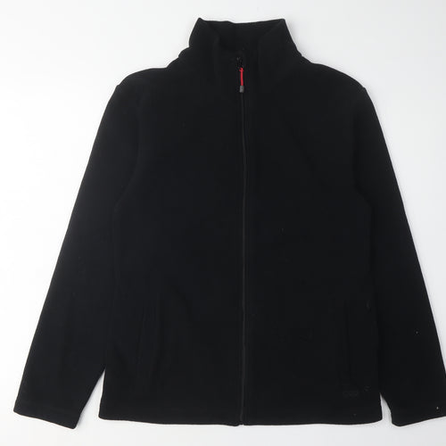 Gelert Women's Black Fleece Jacket Size 14 Casual Outerwear
