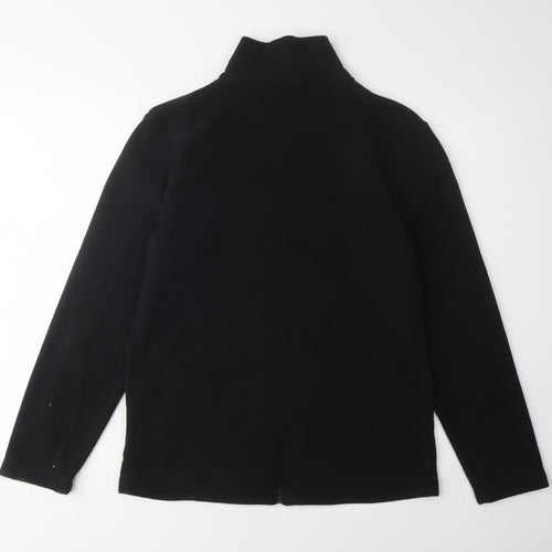 Gelert Women's Black Fleece Jacket Size 14 Casual Outerwear