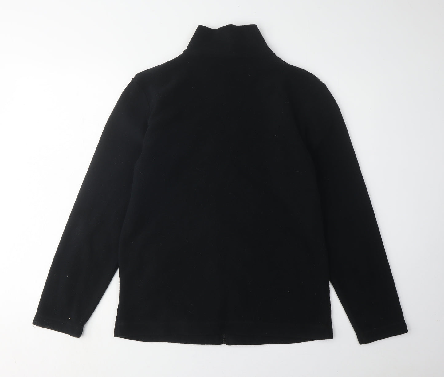 Gelert Women's Black Fleece Jacket Size 14 Casual Outerwear