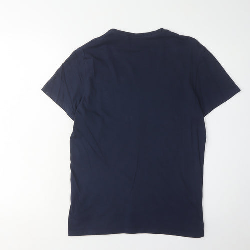 Firetrap Men's Blue Crew Neck T-Shirt, S