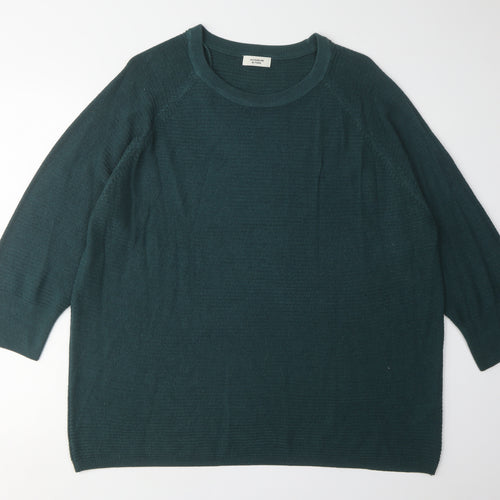 Jacqueline de Yong Women's Green Pullover Jumper