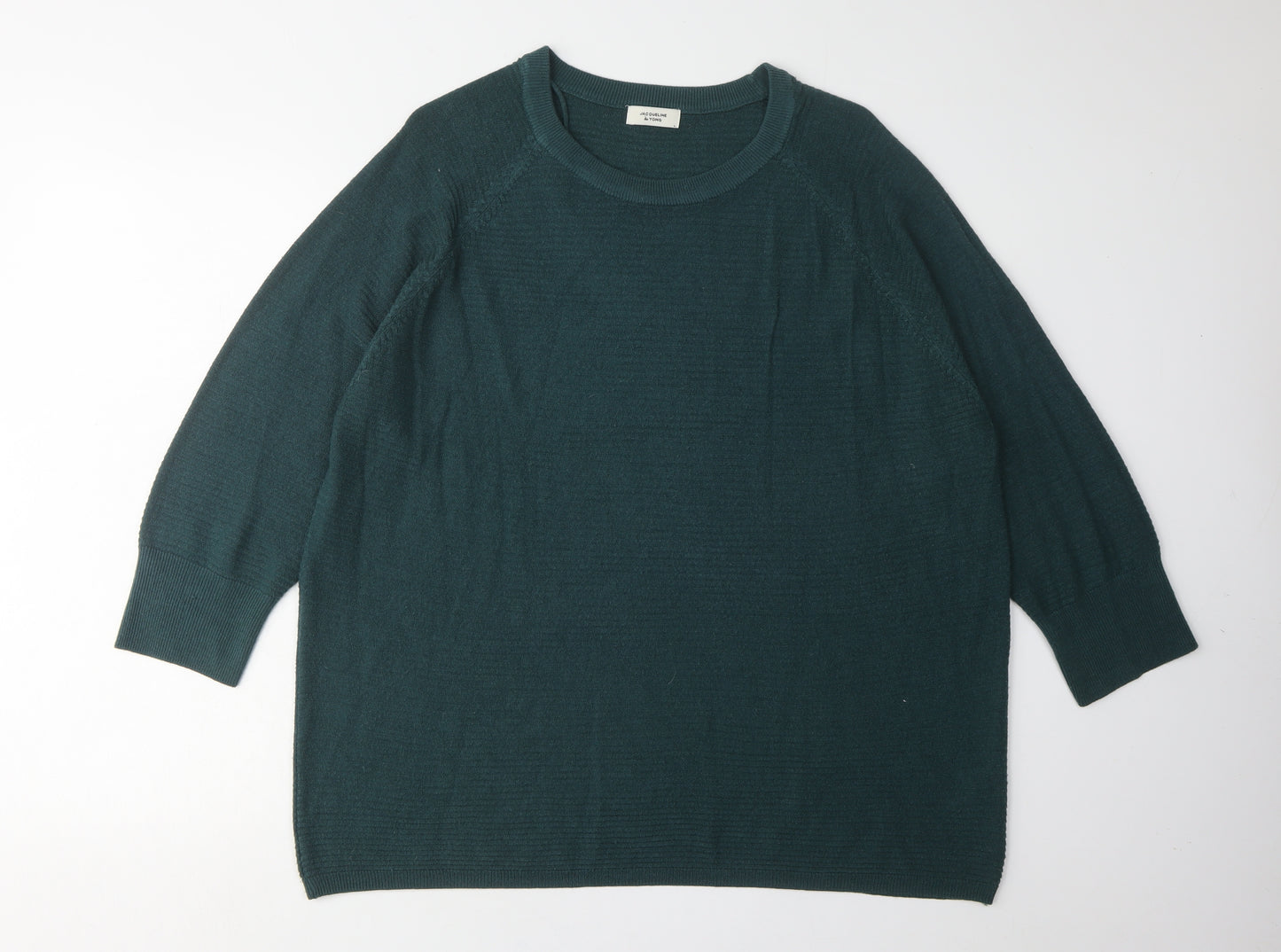 Jacqueline de Yong Women's Green Pullover Jumper