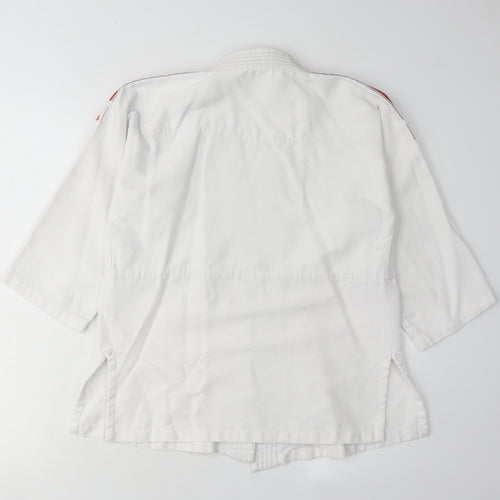 Adidas Boys White Martial Arts Jacket 9-10 Years