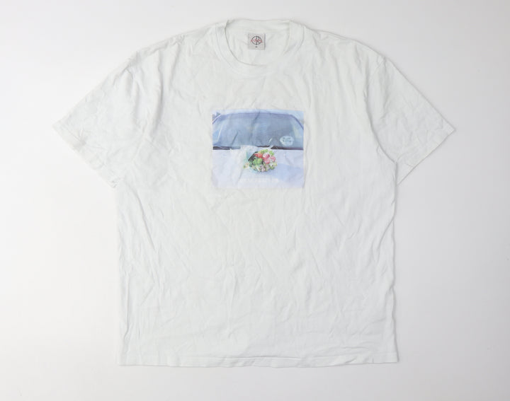 Sirus White T-Shirt XL Crew Neck Cotton Casual Wear