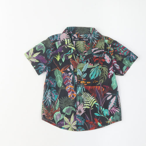 Next Unisex Baby Multicoloured Button-Up Shirt 6-9 Months