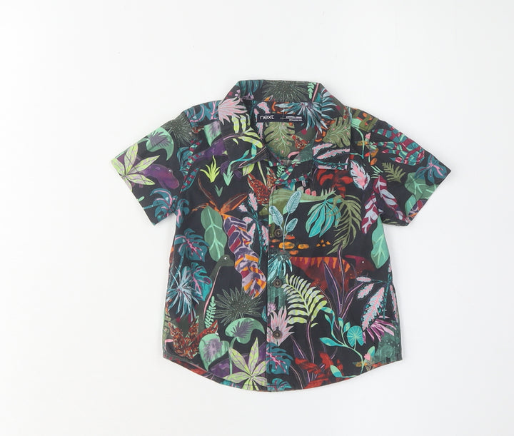 Next Unisex Baby Multicoloured Button-Up Shirt 6-9 Months