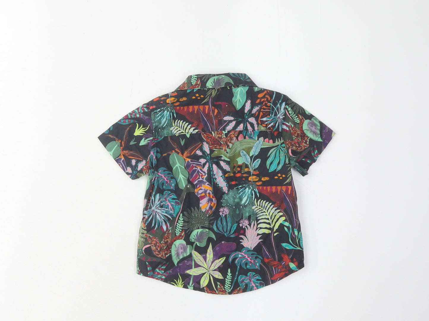 Next Unisex Baby Multicoloured Button-Up Shirt 6-9 Months