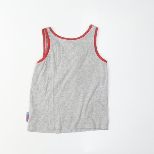 Marvel Boys Grey Avengers Superhero Tank Top, Size 5-6 Years