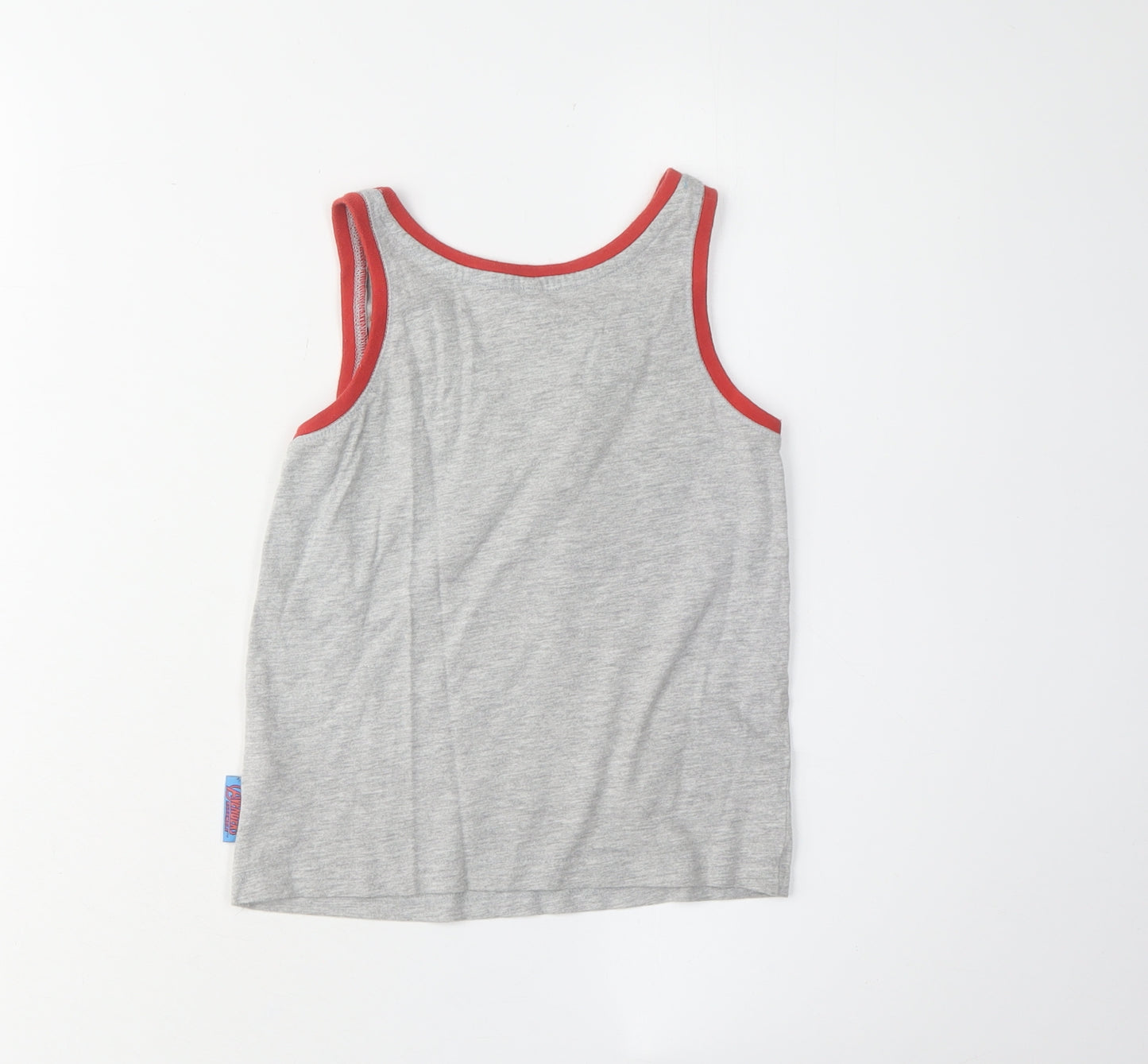 Marvel Boys Grey Avengers Superhero Tank Top, Size 5-6 Years