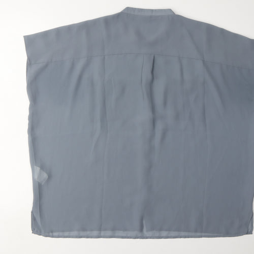 Firetrap Women's Grey Button-Up Shirt Size 14