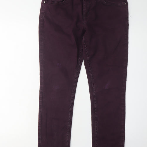 Mantaray Women's Purple Straight Jeans - Size 14 Slim
