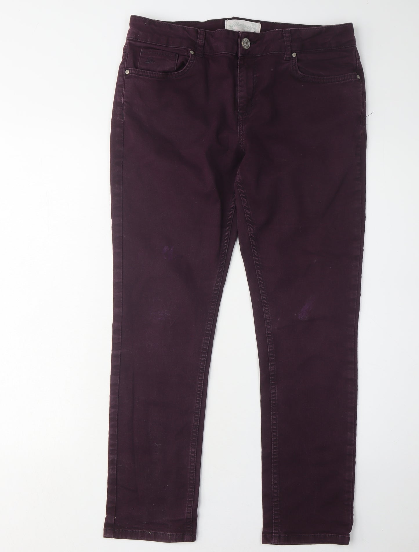 Mantaray Women's Purple Straight Jeans - Size 14 Slim