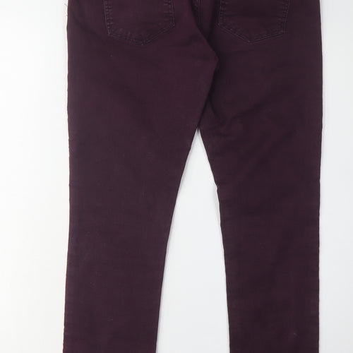 Mantaray Women's Purple Straight Jeans - Size 14 Slim