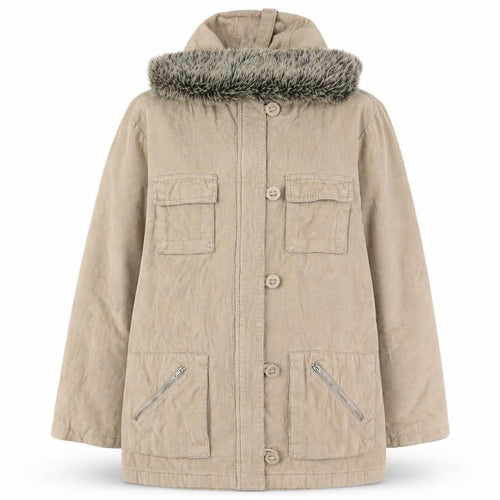 Debenhams Women's Beige Parka Coat Size 16
