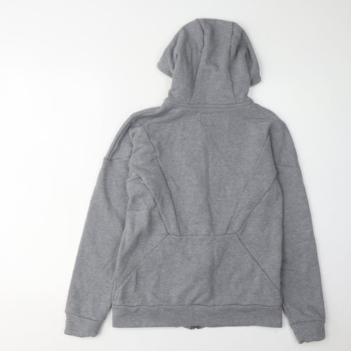 Jordan Boys Grey Full Zip Hoodie L