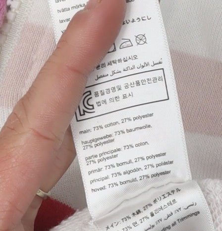 Joules Women's Striped Pullover Sweatshirt, Multicoloured, Size 10