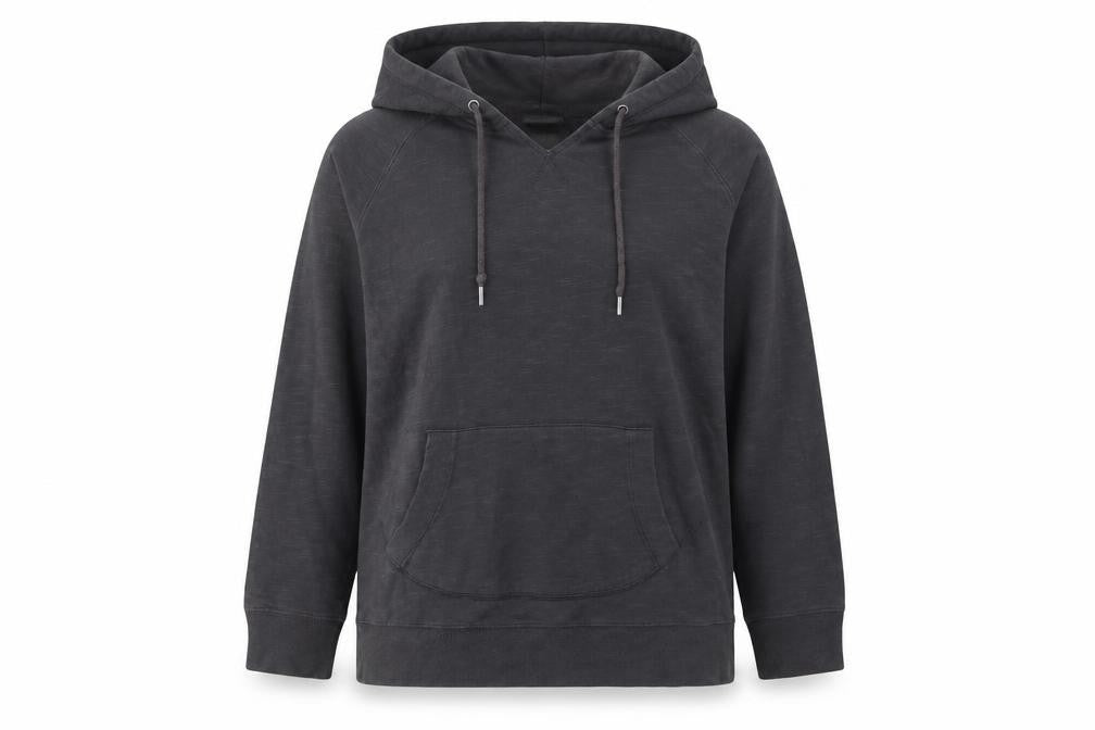 Front view of Gap Women's Black Pullover Hoodie, size S, Cotton
