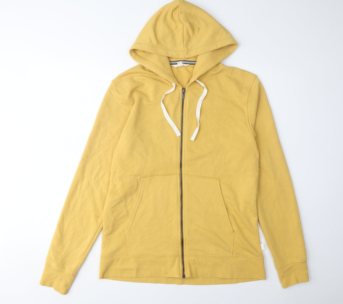 Marks and Spencer Men's Yellow Full Zip Hoodie M