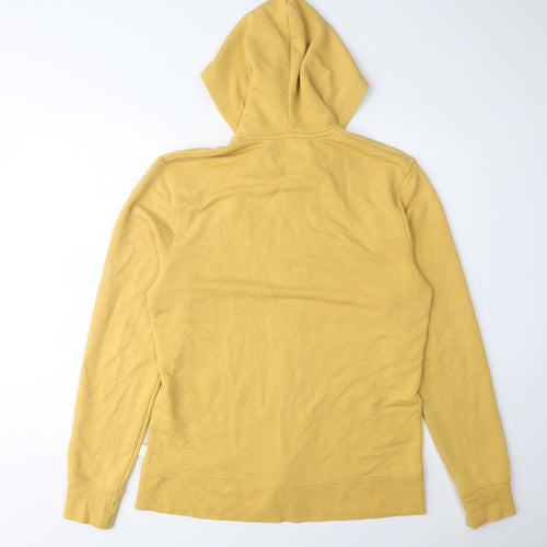 Marks and Spencer Men's Yellow Full Zip Hoodie M