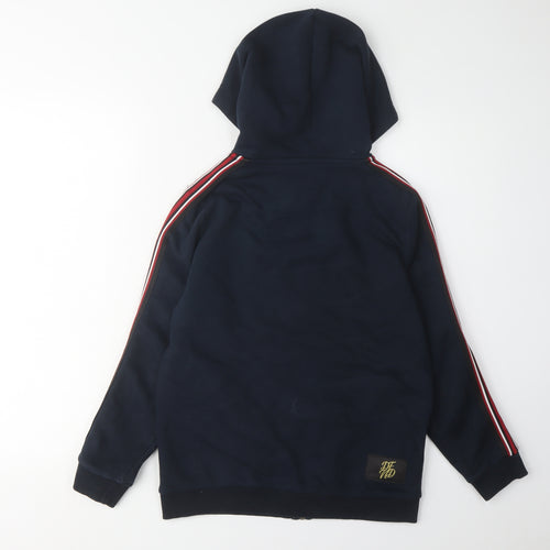 DFND Boys Blue Full Zip Hoodie 13-14 Years with Logo
