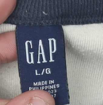 GAP Men's Blue Crew Neck Sweatshirt Size L