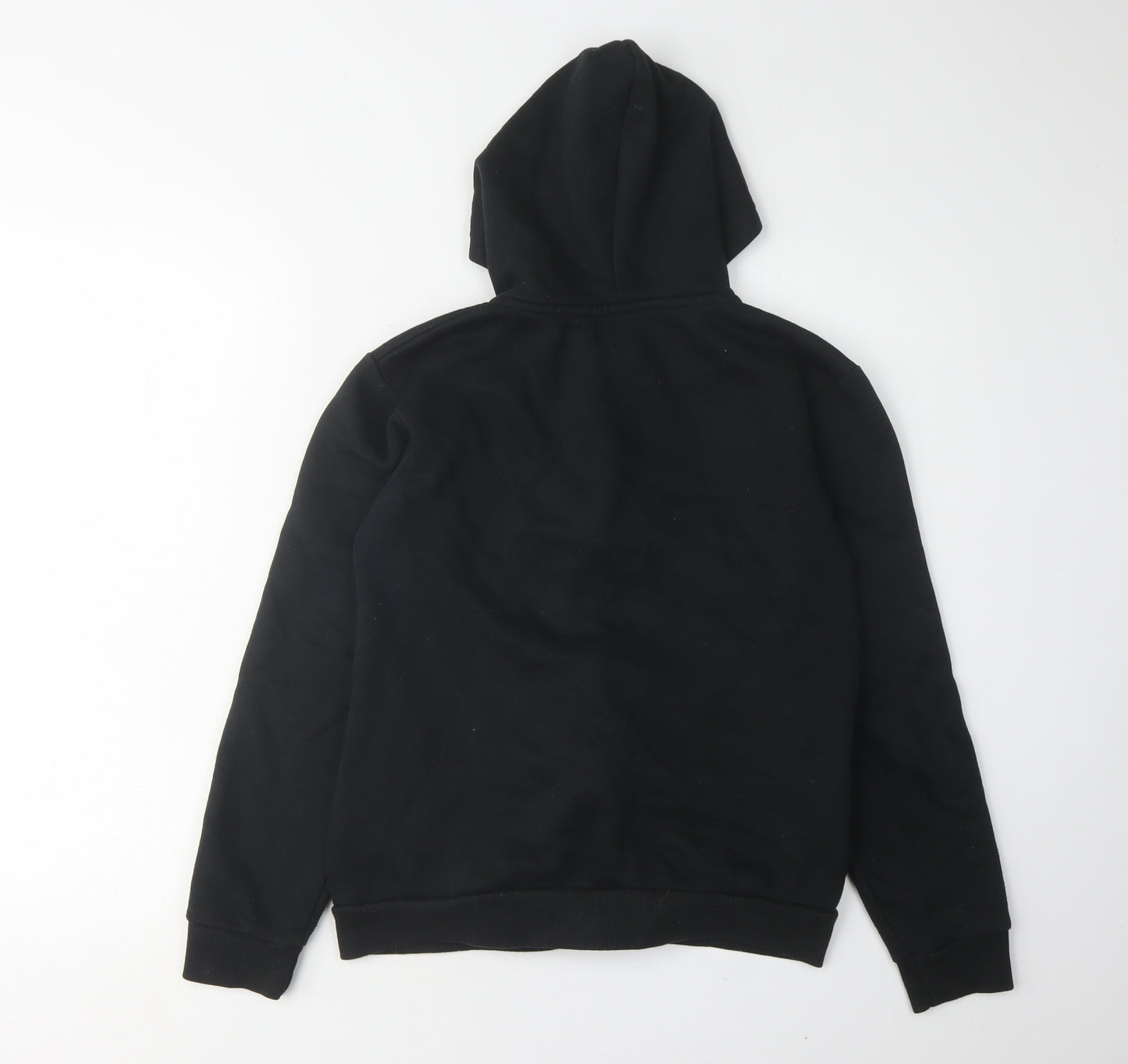 McKenzie Boys Black Full Zip Hoodie, 13-14 Years, Logo Sportswear