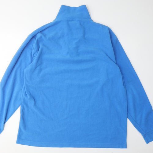Trespass Men's Blue Pullover Fleece, Size L