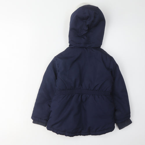 Nutmeg Girls Peppa Pig Blue Puffer Jacket 3-4 Years