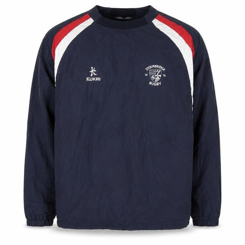 Kukri Men's Black XL Rugby Sweatshirt - Crew Neck, Logo Accent