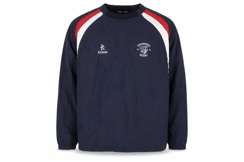 Kukri Men's Black XL Rugby Sweatshirt - Crew Neck, Logo Accent