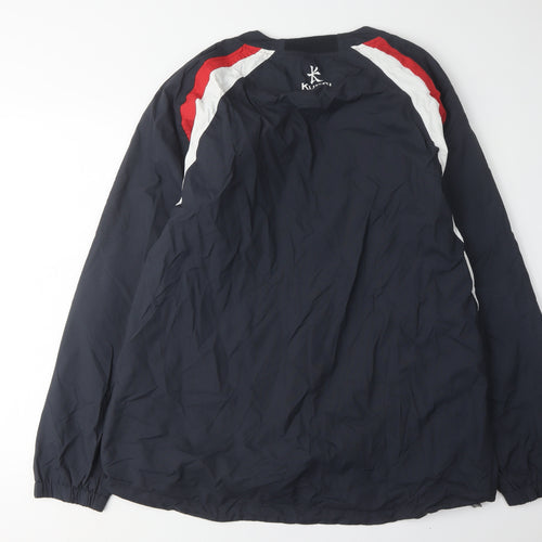 Kukri Men's Black XL Rugby Sweatshirt - Crew Neck, Logo Accent