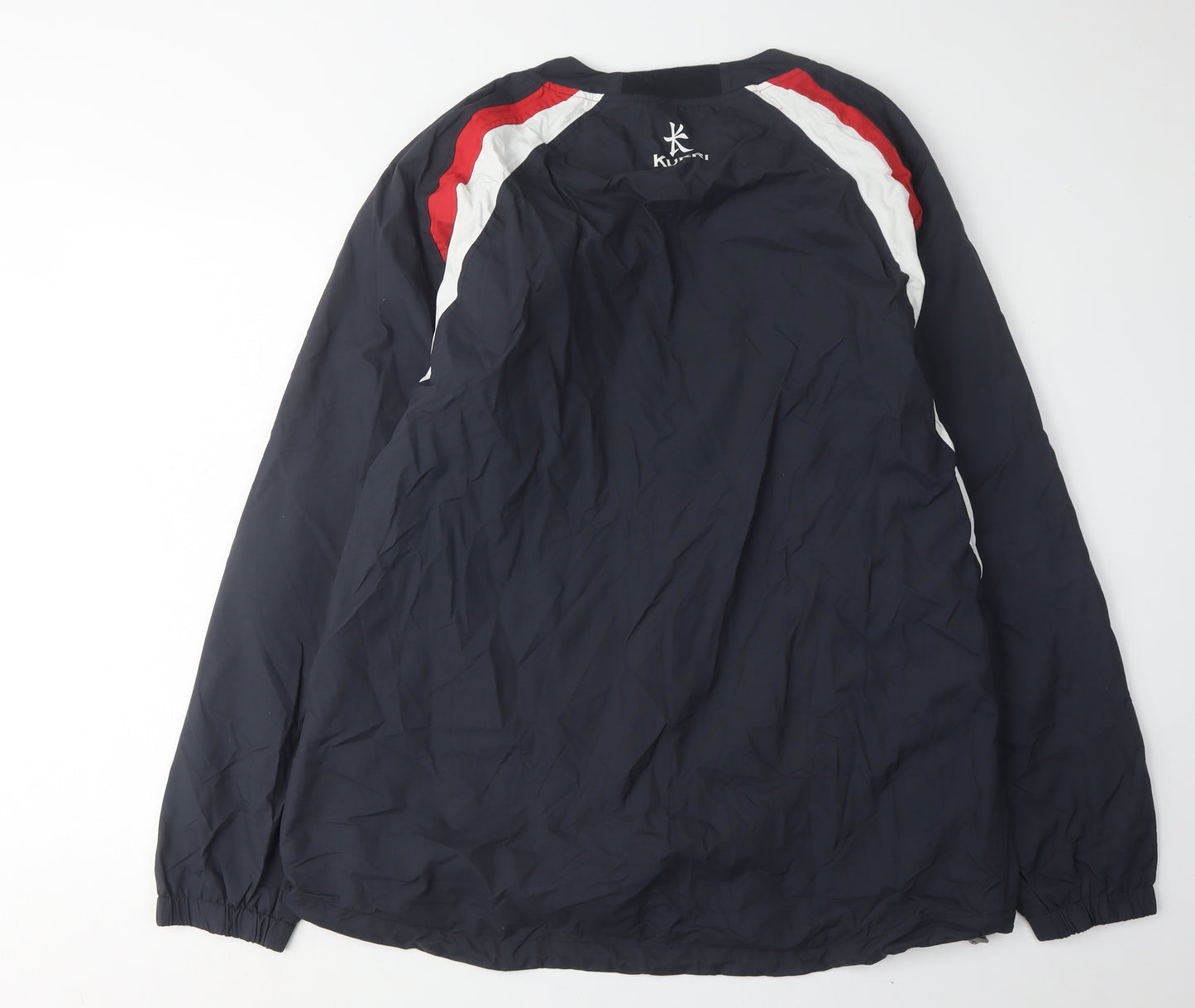 Kukri Men's Black XL Rugby Sweatshirt - Crew Neck, Logo Accent