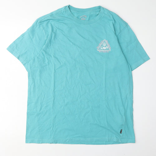 Billabong Blue T-Shirt, Unisex Large, Crew Neck, Jersey