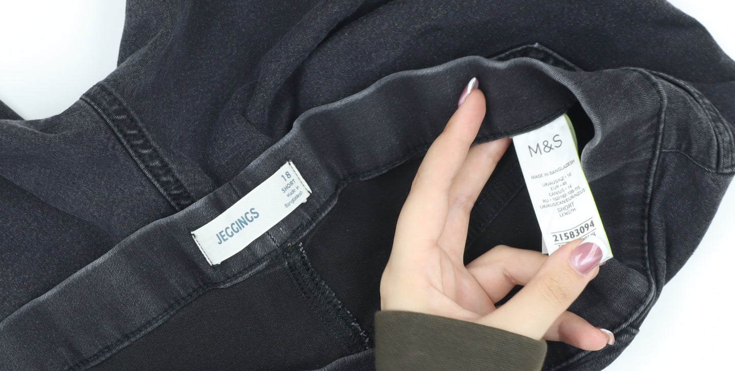 Marks and Spencer Black Jegging Jeans - Size 18