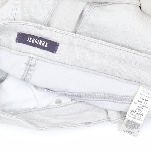 M&S Women Grey Jegging Jeans Size 10