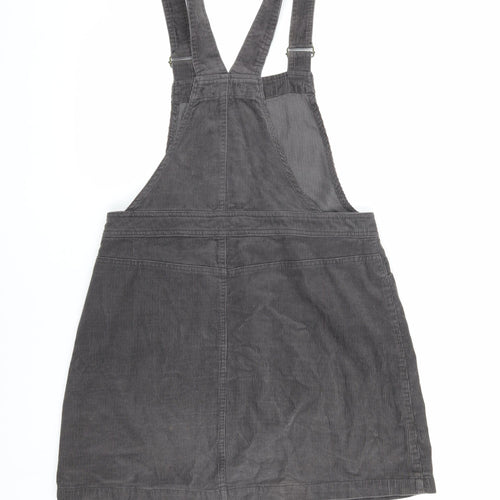 New Look Women's Grey Dungarees - Size 14