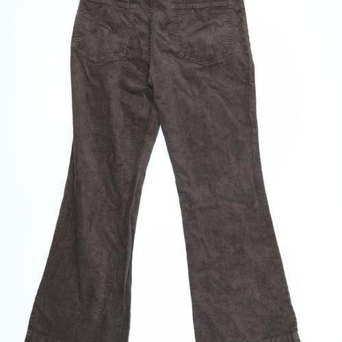 Marks and Spencer Women's Corduroy Brown Trousers Size 10