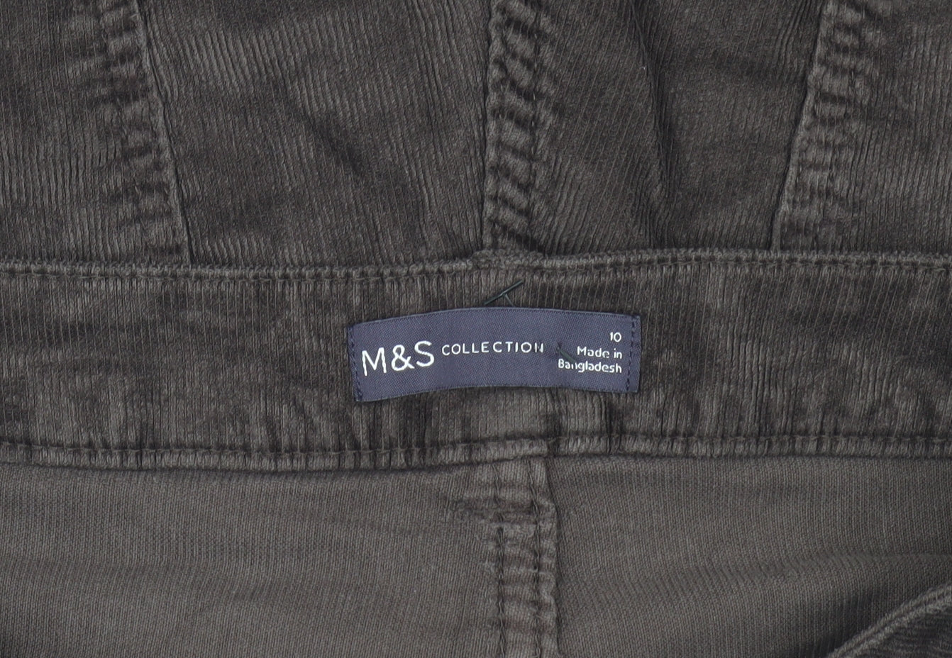 Marks and Spencer Women's Corduroy Brown Trousers Size 10