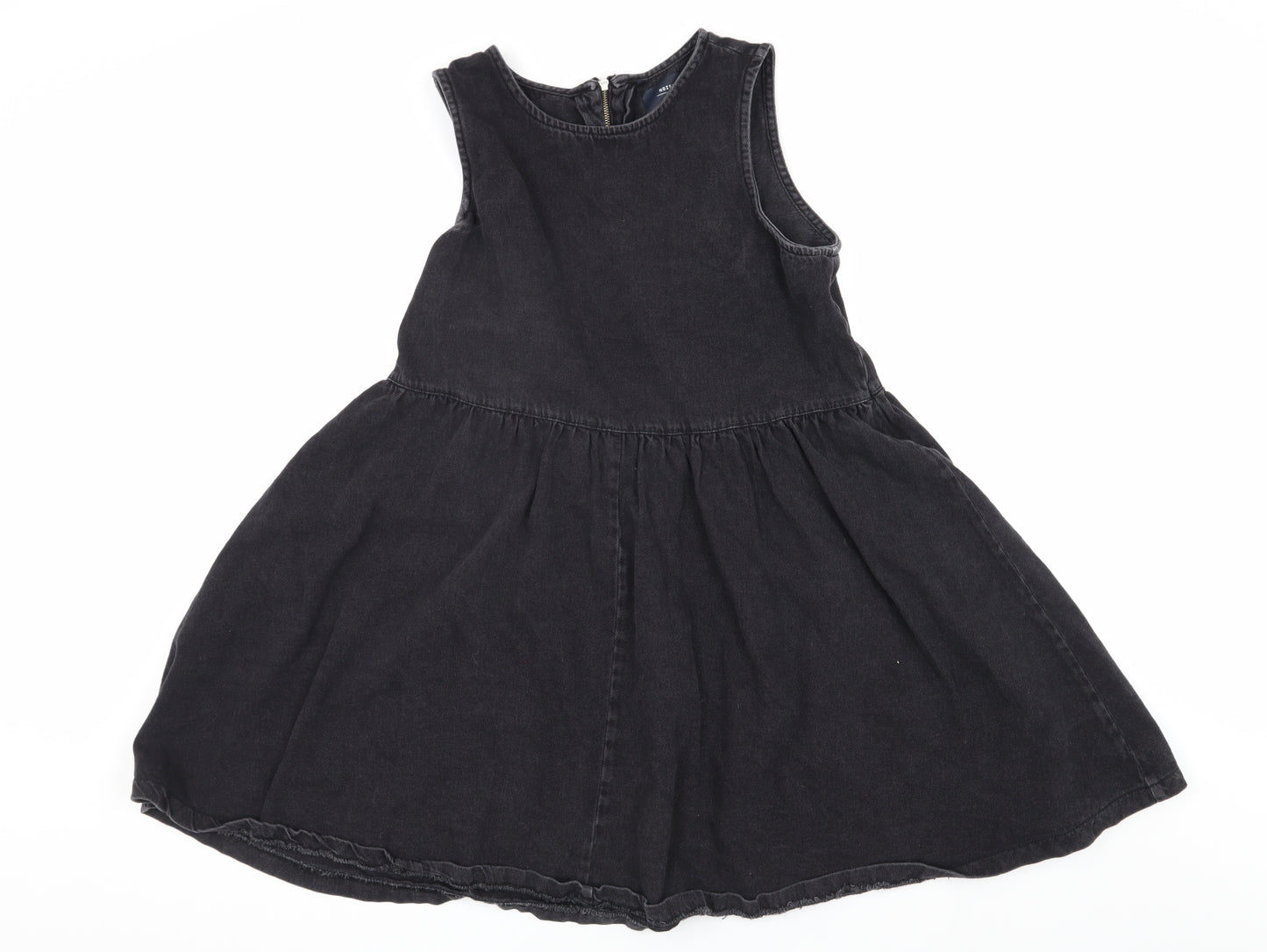 Noisy May Women's Black Denim Smock Dress S