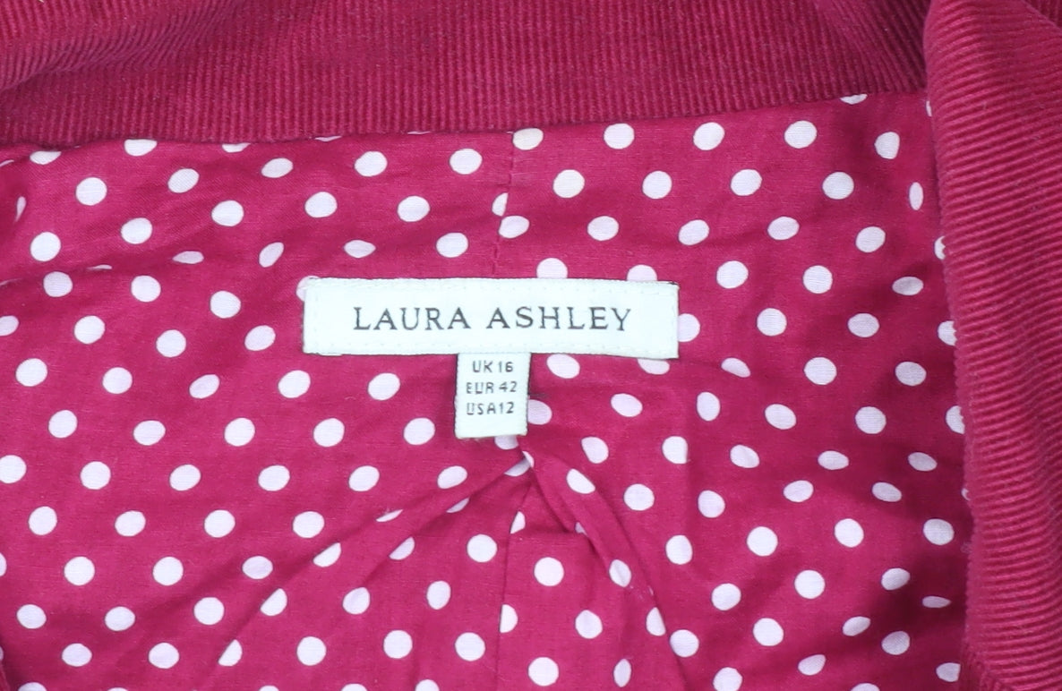Laura Ashley Red Corduroy Blazer Women’s UK 16