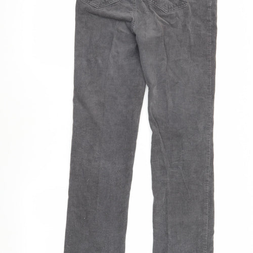 Marks and Spencer Women's Grey Corduroy Trousers Size 10