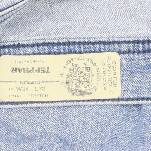 Diesel Men’s Slim Fit Light Blue Jeans W34 L32