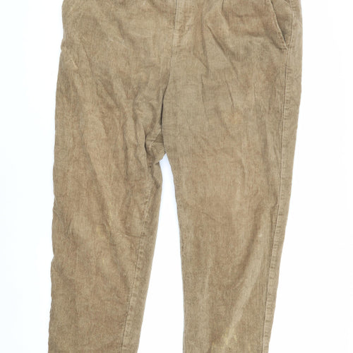 Union Works Men's Brown Corduroy Trousers Size 40
