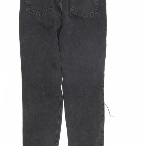 ASOS Men’s Black Distressed Straight Jeans, Size 28/32