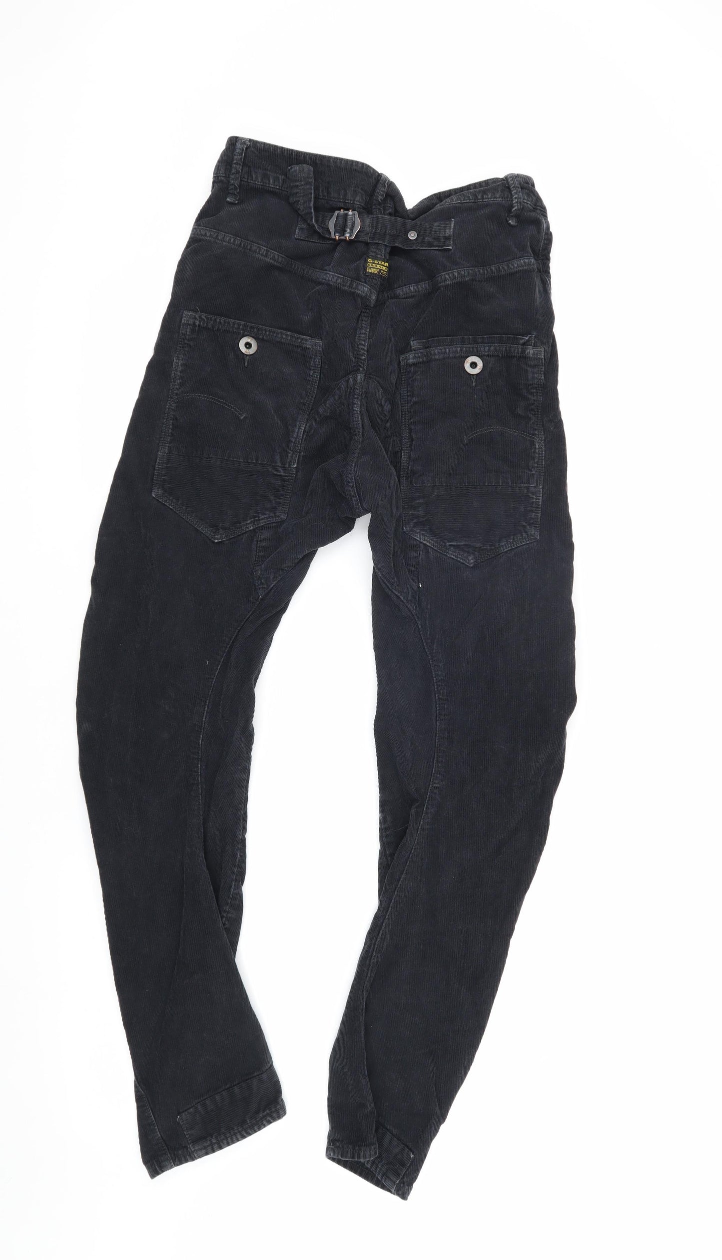 G-Star Raw Men's Black Cargo Trousers, Size 32