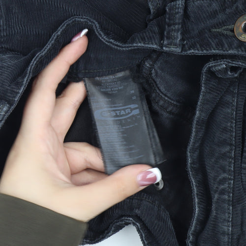 G-Star Raw Men's Black Cargo Trousers, Size 32