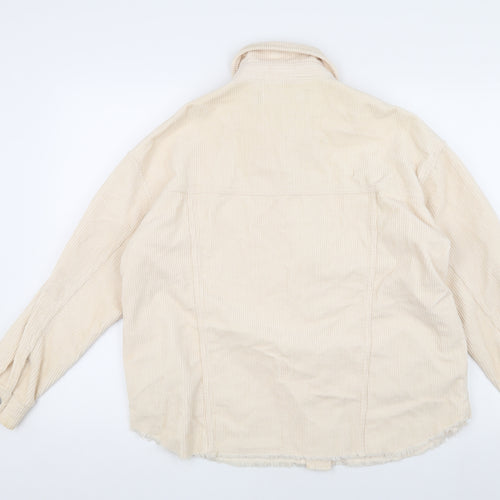 Zara Women's Beige Corduroy Shacket XS