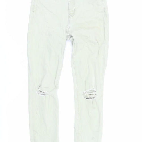 Gap Women’s Grey Jegging Jeans Size 8, Distressed Style