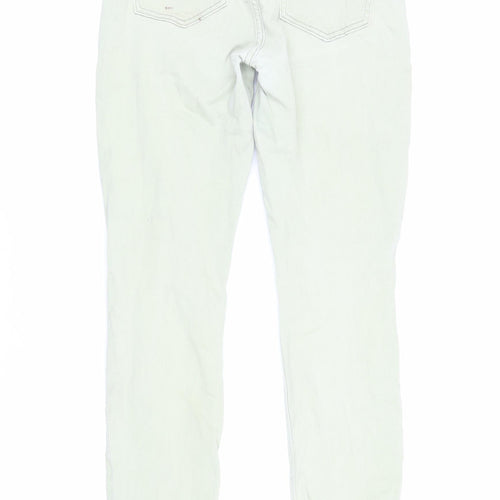 Gap Women’s Grey Jegging Jeans Size 8, Distressed Style