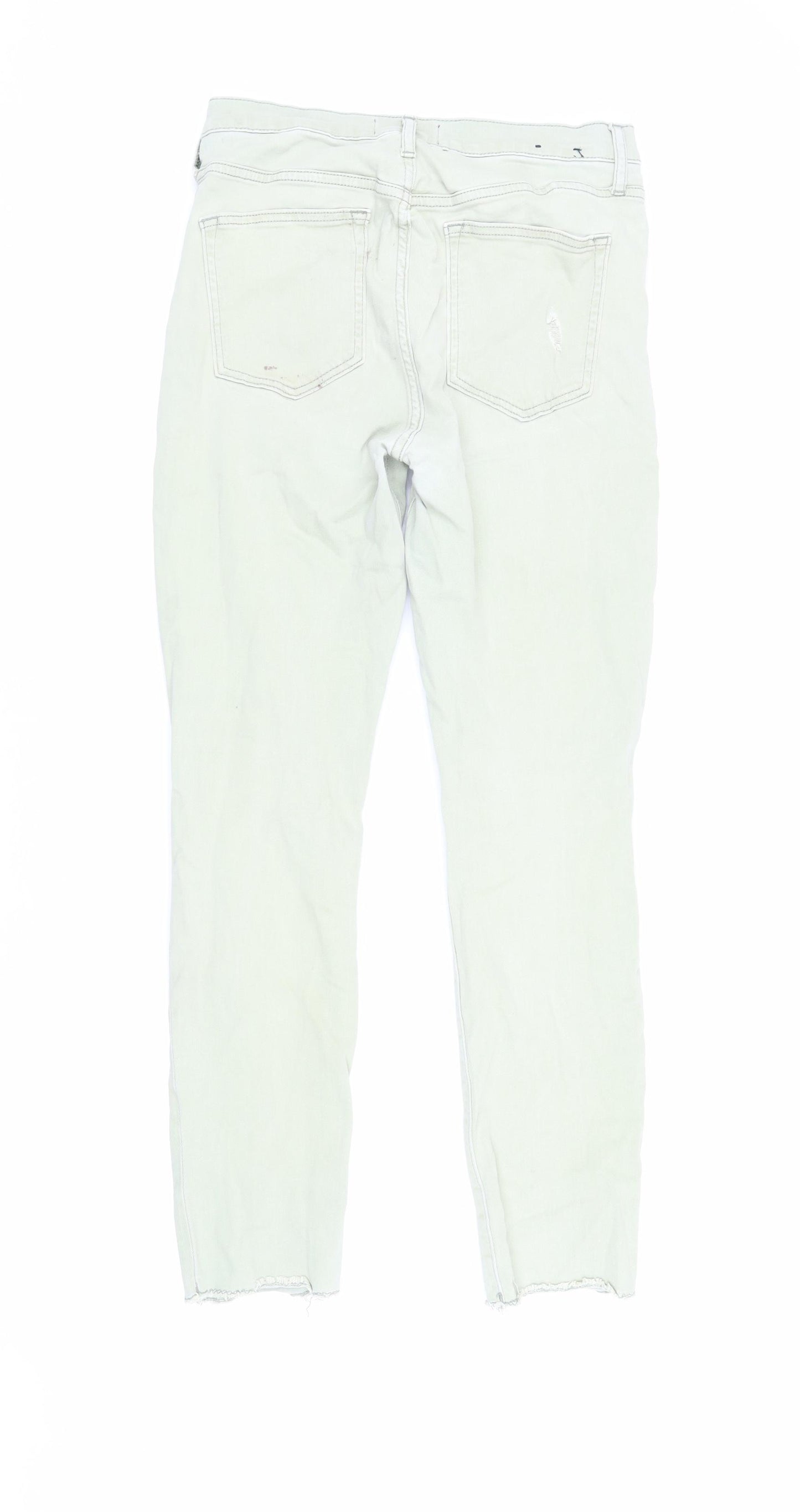 Gap Women’s Grey Jegging Jeans Size 8, Distressed Style